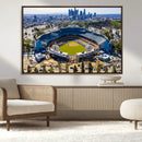 Los Angeles Dodgers Dodger Stadium Wall Art Canvas Print -