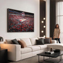 Louisville Cardinals Basketball Print Canvas - Louisville
