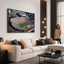 Michigan Wolverines Football Team Print - Ann Arbor Michigan