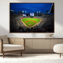 Truist Park Night Game Canvas Art - Atlanta Braves Stadium by MyGreatCanvas | Canvas Wall Art Prints | Photo Prints & Wall Decor
