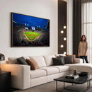 Truist Park Night Game Canvas Art - Atlanta Braves Stadium