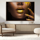 African American Art Black Woman Canvas Print, African Wall