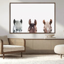 Horse Wall Art - Minimalist Horse Triptych Wall Art – Modern by MyGreatCanvas | Canvas Wall Art Prints | Photo Prints & Wall Decor