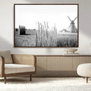 Vintage Farmhouse Black and White Triptych Wall Art – Giclee