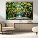 Serene Tree Tunnel Wall Art Canvas Print – Pathway Under by MyGreatCanvas | Canvas Wall Art Prints | Photo Prints & Wall Decor