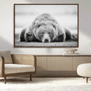 Resting Grizzly Bear Wall Art Canvas Print – Majestic Lazy by MyGreatCanvas | Canvas Wall Art Prints | Photo Prints & Wall Decor