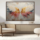 Golden Angel Wings Wall Art Canvas Print – Stunning Abstract by MyGreatCanvas | Canvas Wall Art Prints | Photo Prints & Wall Decor