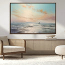 Abstract Ocean Wall Art - Boat Wall Art Canvas Print by MyGreatCanvas | Canvas Wall Art Prints | Photo Prints & Wall Decor