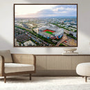 Old Trafford Manchester United Stadium Wall Art Canvas Print