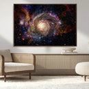 Nebula and Galaxies in Space Wall Art Canvas Print, Spiral