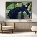 Decadent Girl by Ramon Casas Wall Art Canvas Print, Framed by MyGreatCanvas | Canvas Wall Art Prints | Photo Prints & Wall Decor