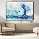 Golf Swing Wall Art Canvas Print - Sports-Inspired by MyGreatCanvas | Canvas Wall Art Prints | Photo Prints & Wall Decor