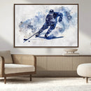 Hockey Player Wall Art Canvas Print - Sports-Inspired