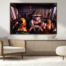 Carl Russel And Dog, Movie Up Poster, Movie Up Wall Art, by MyGreatCanvas | Canvas Wall Art Prints | Photo Prints & Wall Decor