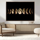 Phases of the Moon Wall Art | Canvas Print for Modern Wall by MyGreatCanvas | Canvas Wall Art Prints | Photo Prints & Wall Decor