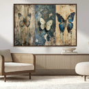 Butterfly Wall Art Trio | Vintage Butterfly Canvas Print | by MyGreatCanvas | Canvas Wall Art Prints | Photo Prints & Wall Decor