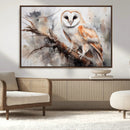 Barn Owl Wall Art | Watercolor Barn Owl Canvas Print | by MyGreatCanvas | Canvas Wall Art Prints | Photo Prints & Wall Decor
