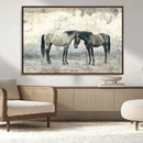 Chines Style Majestic Horses Wall Art | Ready to Hang and