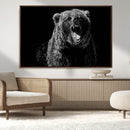 Bear Canvas Print | Wildlife Wall Art for Cabin Decor |
