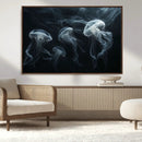 Jellyfish Wall Art Canvas Print, Elegant Wall Decor