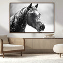 Horse Canvas Print - Winter Horse Snow Wall Art Canvas Print by MyGreatCanvas | Canvas Wall Art Prints | Photo Prints & Wall Decor