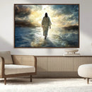 Jesus Walking on Water Wall Art | Canvas Print | Ready to