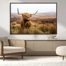 Scottish Highland Cow Wall Art Canvas Print | Ready to Hang by MyGreatCanvas | Canvas Wall Art Prints | Photo Prints & Wall Decor