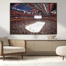 Barton Malow Little Caesars Arena Detroit Wall Art Canvas