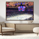Madison New York Rangers Hockey Stadium Wall Art Canvas