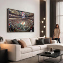 United Center Chicago Bulls Stadium Wall Art Canvas Print