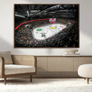 Vaudoise Lausanne Ice Hockey Arena Stadium Wall Art Canvas,
