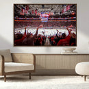 Carolina Hurricanes Ice Hockey Stadium Wall Art, Carolina