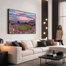 Carter-Finley Stadium Art Sunset Game Triple Canvas Wall Art