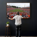 Virginia Cavaliers Football Team Print - Charlottesville Scott Stadium Print Wall Art Canvas by MyGreatCanvas | Canvas Wall Art Prints | Photo Prints & Wall Decor