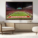 Wisconsin Badgers Football Team Print Canvas- Madison Camp
