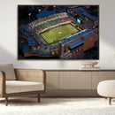 University of North Texas Mean Green Football Artwork,