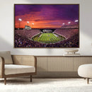 East Carolina University Pirates Football Print Canvas-