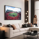 Cincinnati Bearcats Football Team Print - Nippert Stadium Wall Art Canvas Print