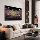 Boone Pickens Stadium Wall Art Oklahoma State Cowboys Print