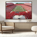 Rutgers Scarlet Knights Football Team Print - Piscataway SHI by MyGreatCanvas | Canvas Wall Art Prints | Photo Prints & Wall Decor