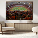 Syracuse University Orange Football Canvas Print, Football