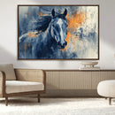 Abstract Blue Horse Wall Art Print Canvas | Horse Wall Art by MyGreatCanvas | Canvas Wall Art Prints | Photo Prints & Wall Decor