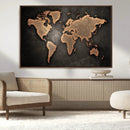 World Map Canvas Print – Framed Travel Map Wall Art for by MyGreatCanvas | Canvas Wall Art Prints | Photo Prints & Wall Decor