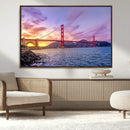Golden Gate Bridge Wall Art Canvas Print – Framed San by MyGreatCanvas | Canvas Wall Art Prints | Photo Prints & Wall Decor