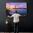 Golden Gate Bridge Wall Art Canvas Print – Framed San by MyGreatCanvas | Canvas Wall Art Prints | Photo Prints & Wall Decor