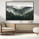 Misty Forest Canvas Print Wall Art Premium Canvas Print a