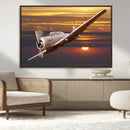 Old War Plane Wall Art Canvas Print by MyGreatCanvas | Canvas Wall Art Prints | Photo Prints & Wall Decor