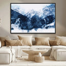 Abstract Blue Mountain Canvas Wall Art – Modern Triptych by MyGreatCanvas | Canvas Wall Art Prints | Photo Prints & Wall Decor