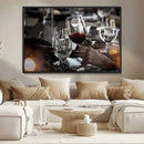 Red Wine and Glass Canvas Print by MyGreatCanvas | Canvas Wall Art Prints | Photo Prints & Wall Decor