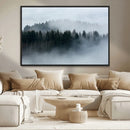 Autumn and Misty Trees in the Forest Wall Art Canvas Print, by MyGreatCanvas | Canvas Wall Art Prints | Photo Prints & Wall Decor